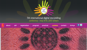 5th Digital storytelling Conference 2013